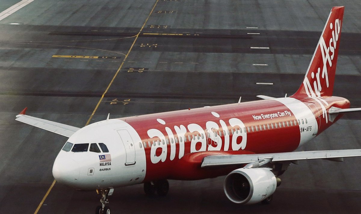 File photo shows an AirAsia plane on the runway at Kuala Lumpur International Airport