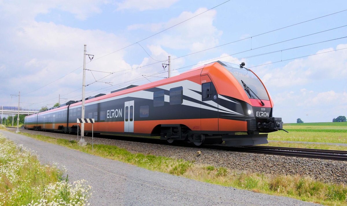 Так будут выглядеть новые поезда Škoda компании Elron. 