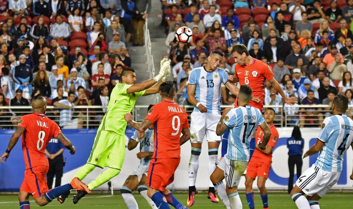 Copa America kohtumine Argentina - Tšiili