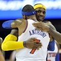 FOTOD JA VIDEO: Jamesi tagasitulek ei osutunud edukaks - Cavaliers kaotas Knicksile