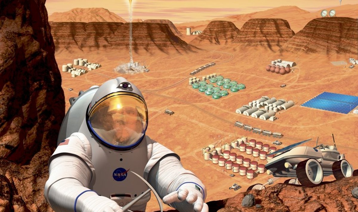 Marsi koloniseerimine kunstniku nägemuses