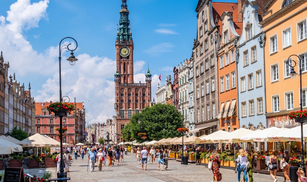 Gdanski vanalinn on korralikult üles vuntsitud ja meelitab aega veetma nii turiste kui ka kohalikke. 