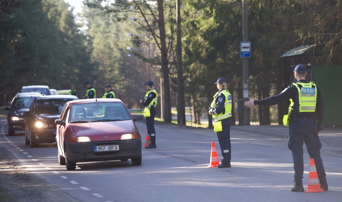 Politsei puhumisreid Pärnamäe teel