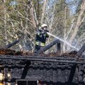Teadmata põhjusel süttinud elumaja põleng põhjustas kahju üle 150 000 euro