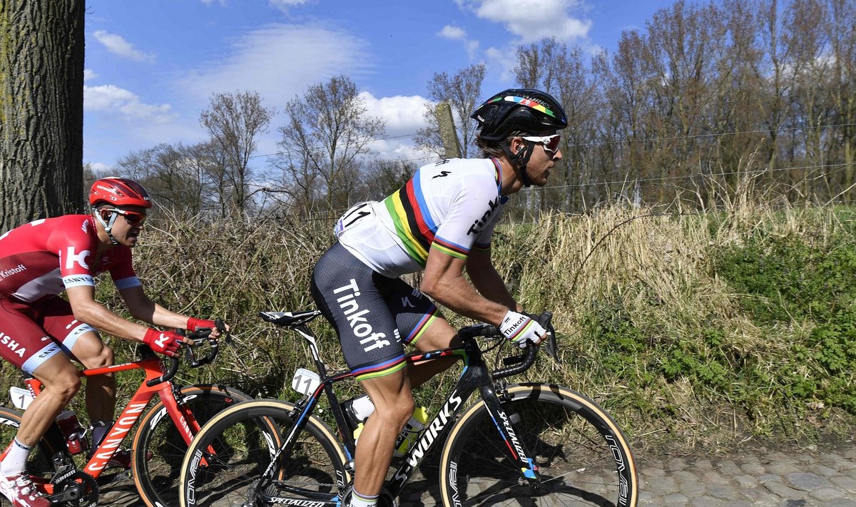 Peter Sagan Ronde van Vlaanderenil tempot tegemas