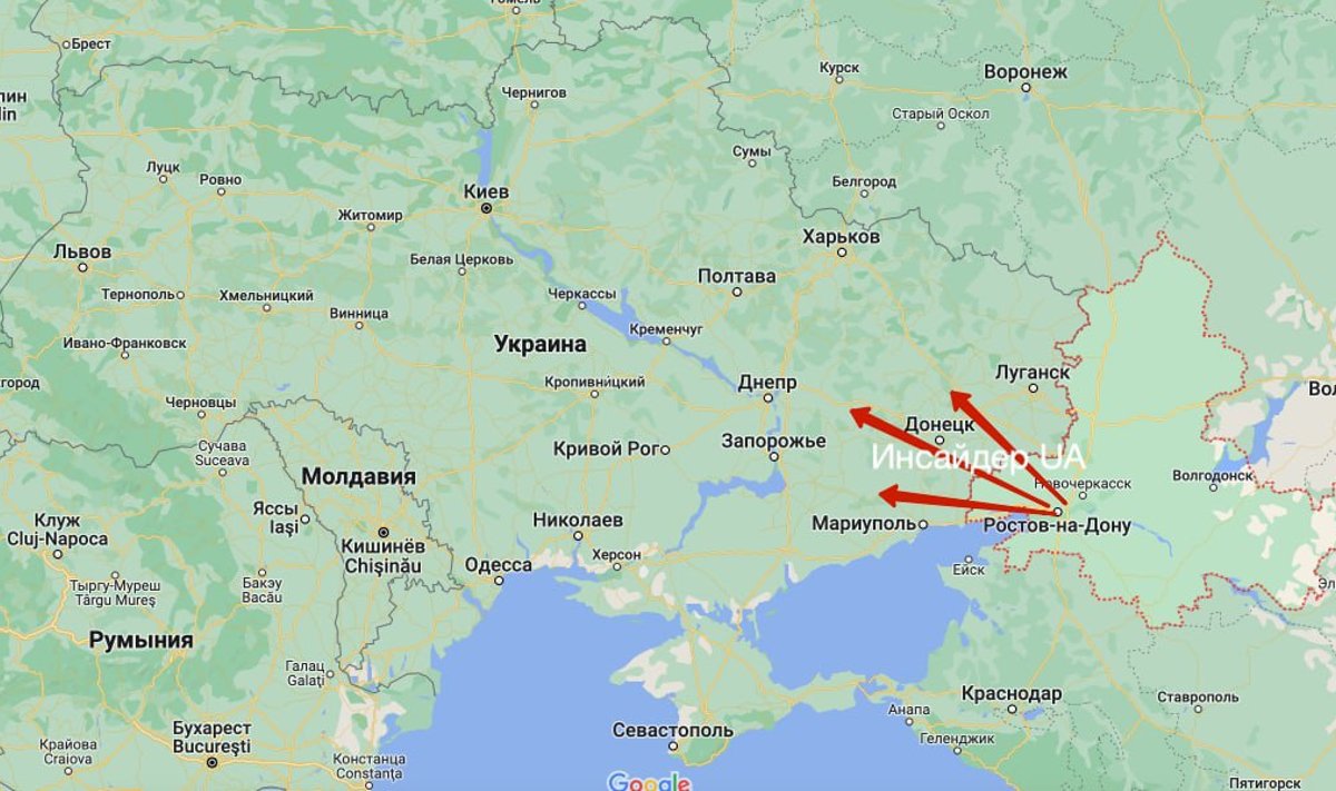 Venemaa hakkas Ukraina ründama Rostovist