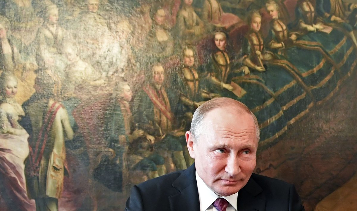 Vladimir Putin käis viimati Austria pealinnas Viinis juunis. Foto on tehtud presidendilossis.