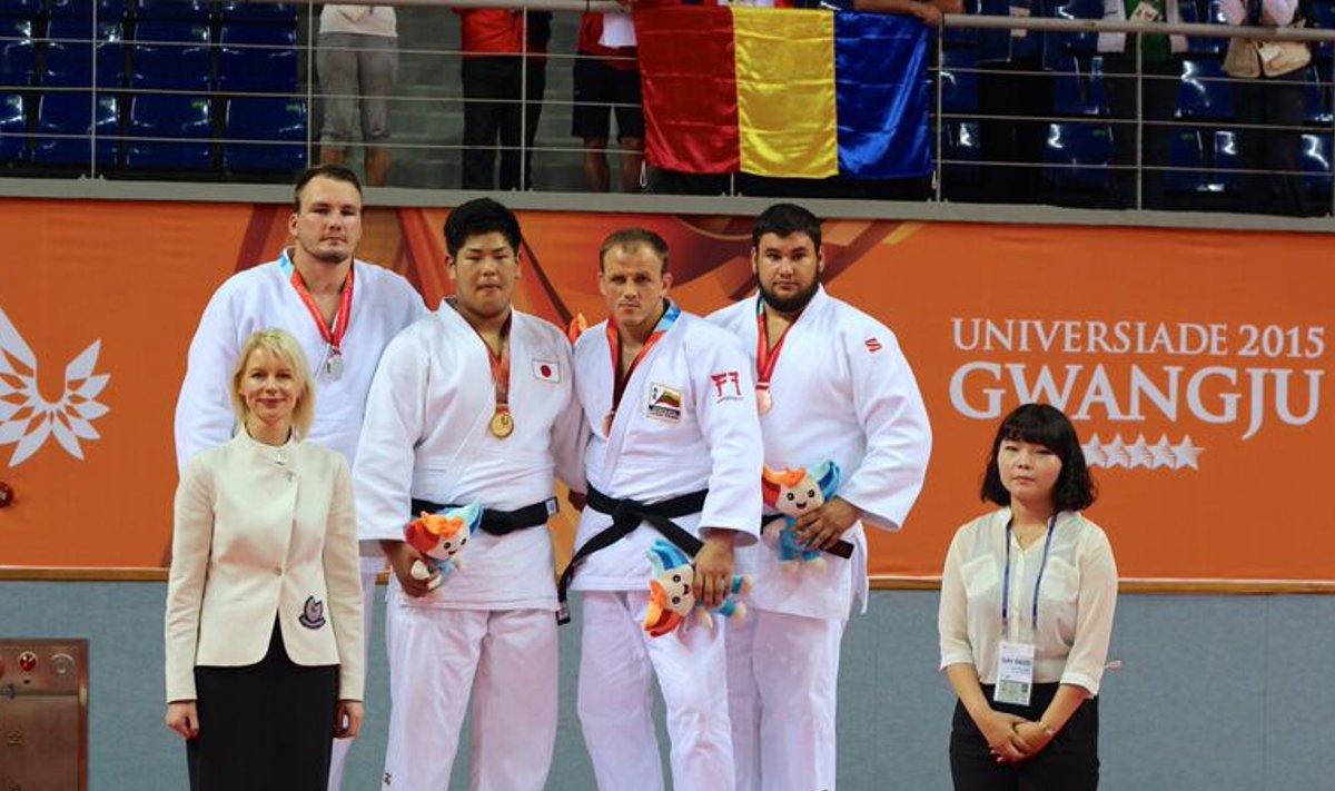 Gwangju universiaadi judo absoluutkaalu medalistid