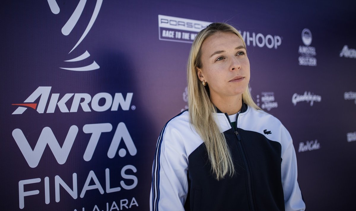 Anett Kontaveit treening WTA aastalõputurniiril Guadalajaras