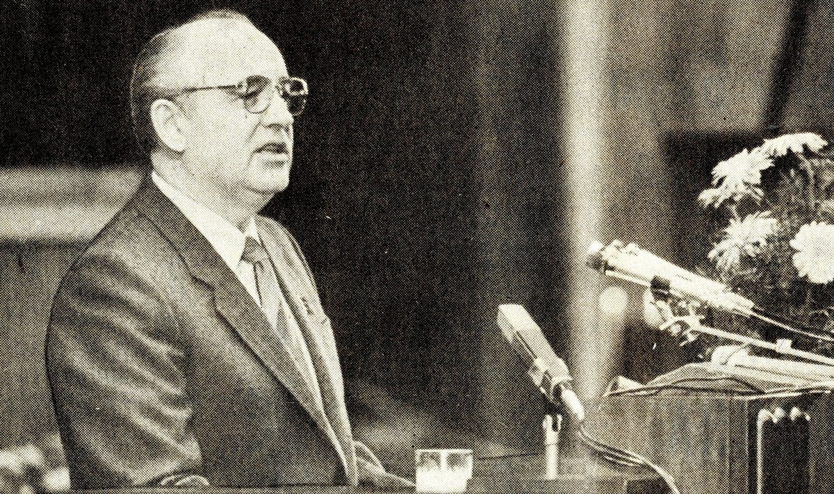 Mihhail Gorbatsov Eestis 1987