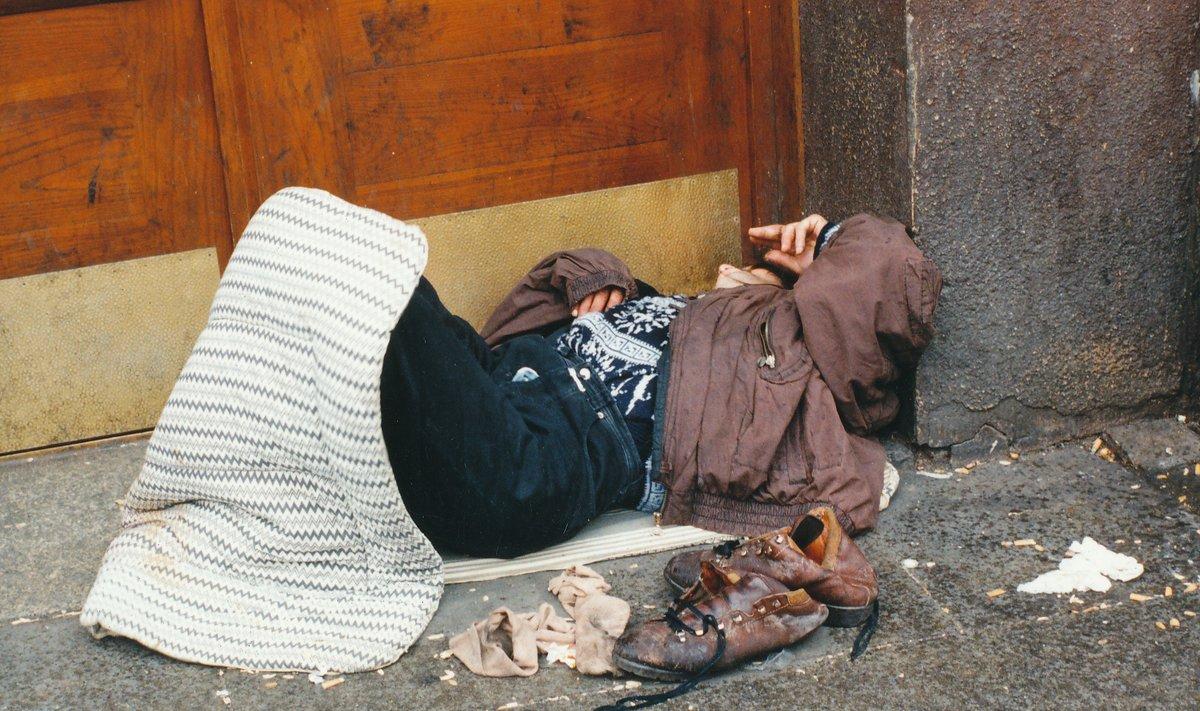 Бездомный. Иллюстративный снимок