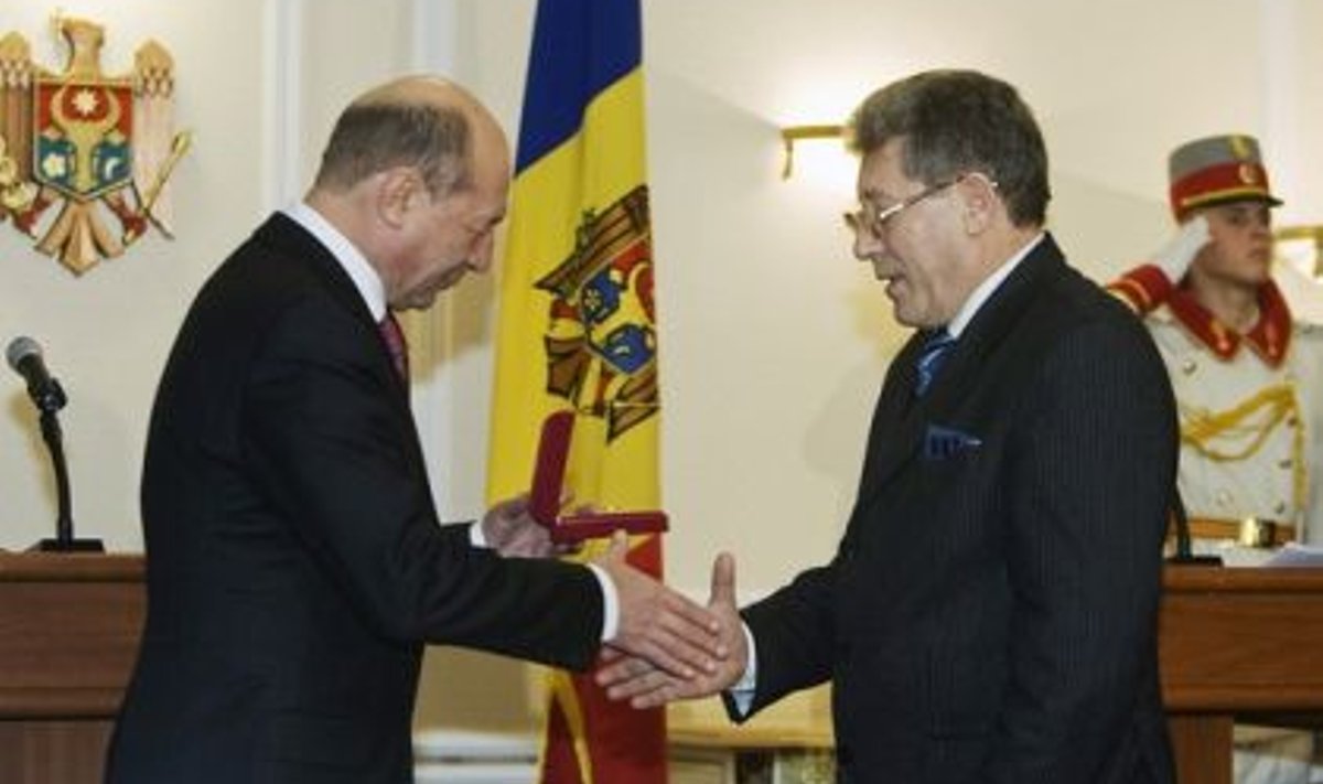 Traian Băsescu ja Mihai Ghimpu
