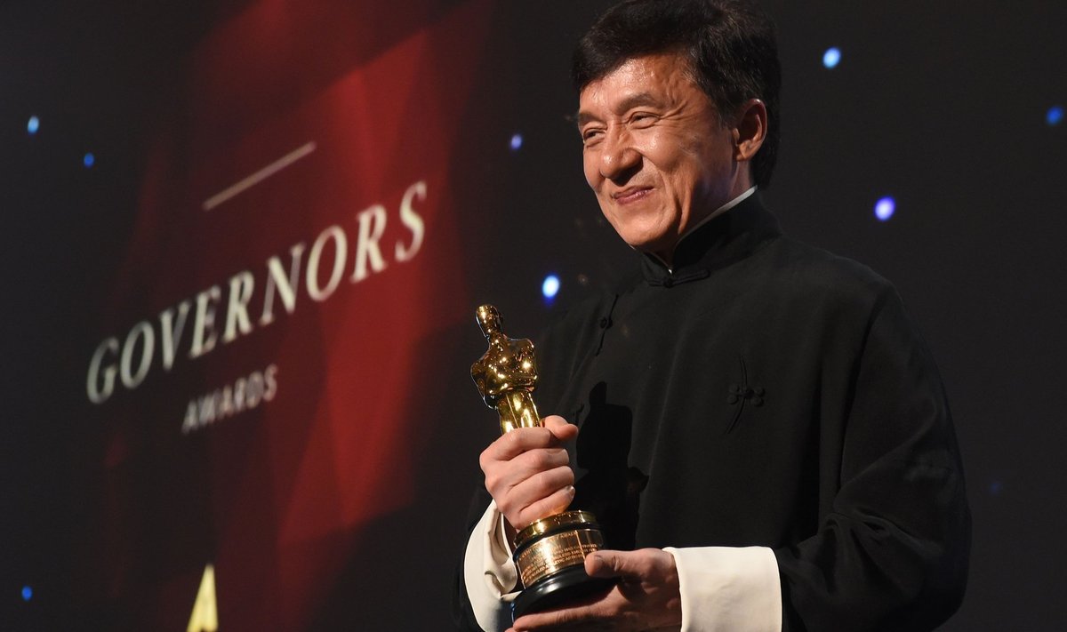 Jackie Chan pälvis Governors Awardsi auhinna aastal 2016