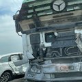 ФОТО | Большая авария на Петербургском шоссе. В больницу доставлен один из водителей