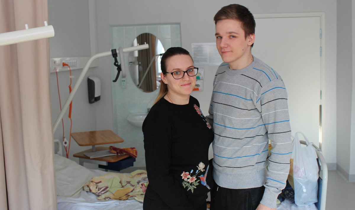 20-aastane Jekaterina ja tema 22-aastane abikaasa Ilja on juba haiglast välja saanud.