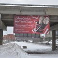 FOTOD: Kogu Lasnamäe kanal on Savisaare ja linnavalitsuse reklaame täis