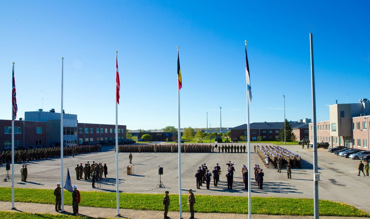 Tapal NATO lahingugrupi koosseisus teeninud Belgia maaväe kompanii andis oma volitused üle Prantsuse armee üksusele