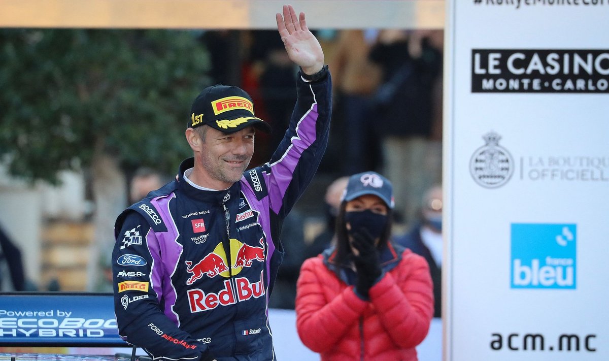 Monte Carlo ralli võitja Sebastien Loeb.