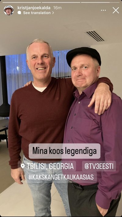 Kristjan Jõekalda kohtus Gruusias Mart Mardisaluga