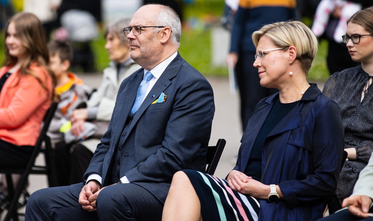 President Alar Karis ja õiguskantsler Ülle Madise.