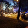 ФОТО И ВИДЕО | В Риге взорвался и частично обрушился жилой дом. Один человек погиб, шестеро пострадали. Взрыв не связан с природным газом