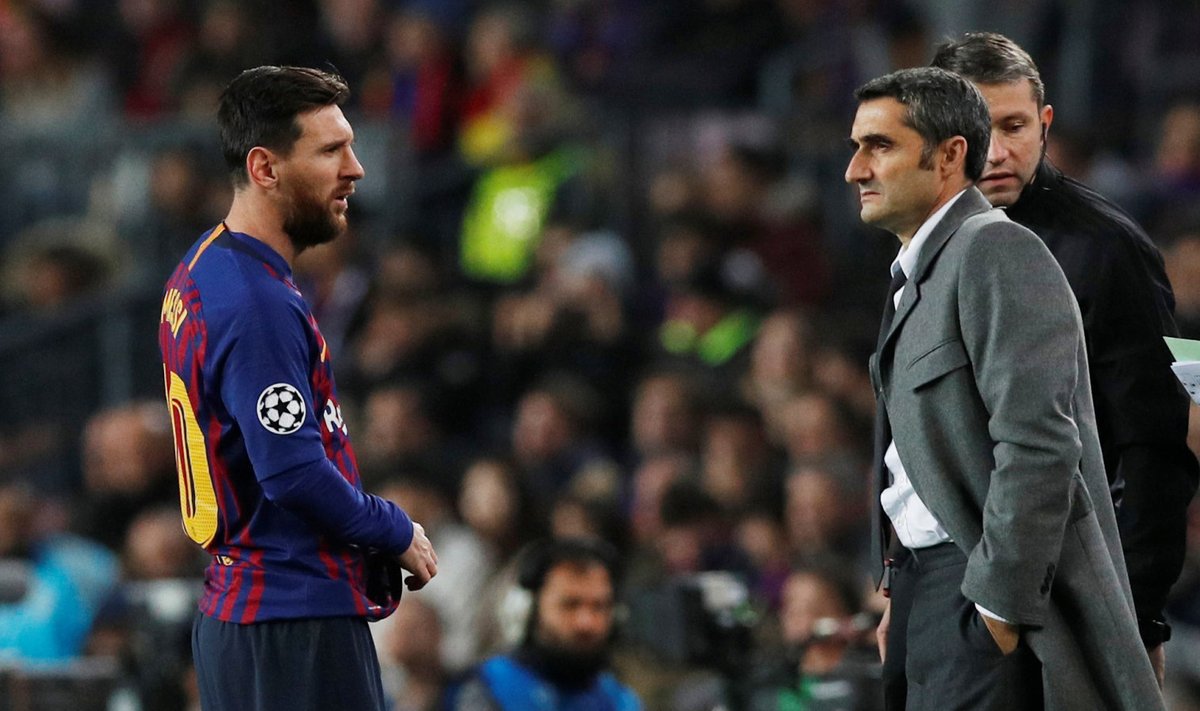 Lionel Messi ja Ernesto Valverde