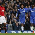 VIDEO: Eto'o kübaratrikk ja Vidici punane kaart - Chelsea sai Manchester Unitedi üle kindla võidu