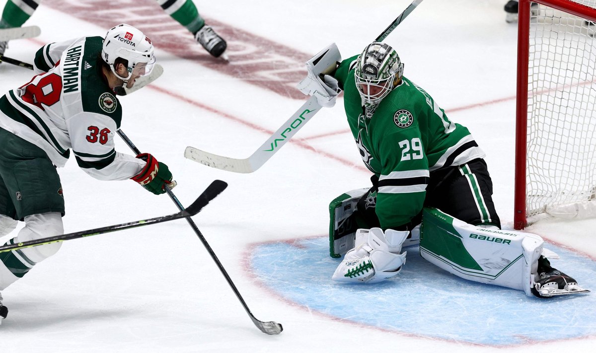 Minnesota Wildile tõi võidu Ryan Hartmani tabamus.