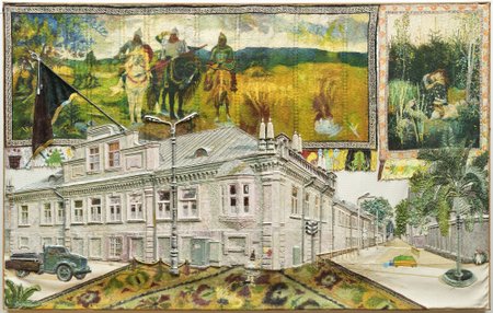 14. Raul Rajangu, “Kunstnik R. Rajangu ja abiliste saabumine Viljandisse” (1988).