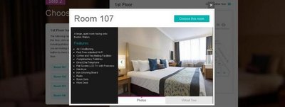 Virtuaaltuuriga saab leida endale ise sobiva hotellitoa.