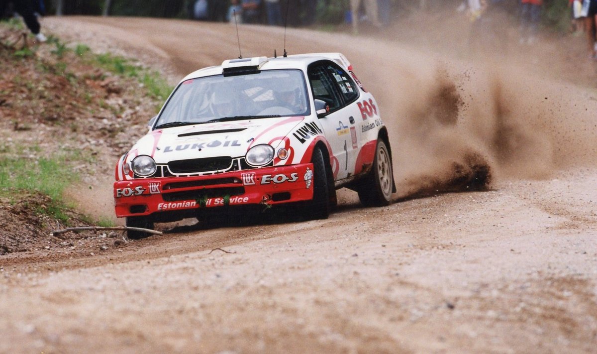 Markko Märtin ja Michael Park murdsid Toyota Corolla WRC autoga rallimaailma.