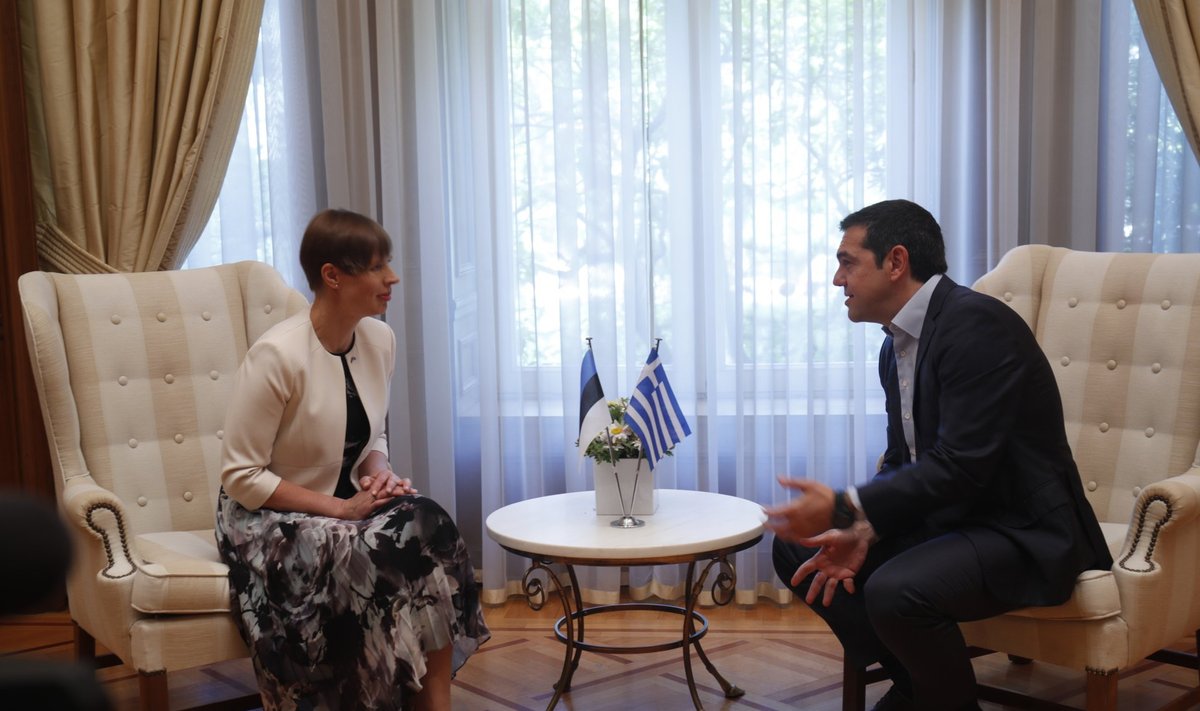 President Kaljulaid ja Kreeka peaminister Tsipras