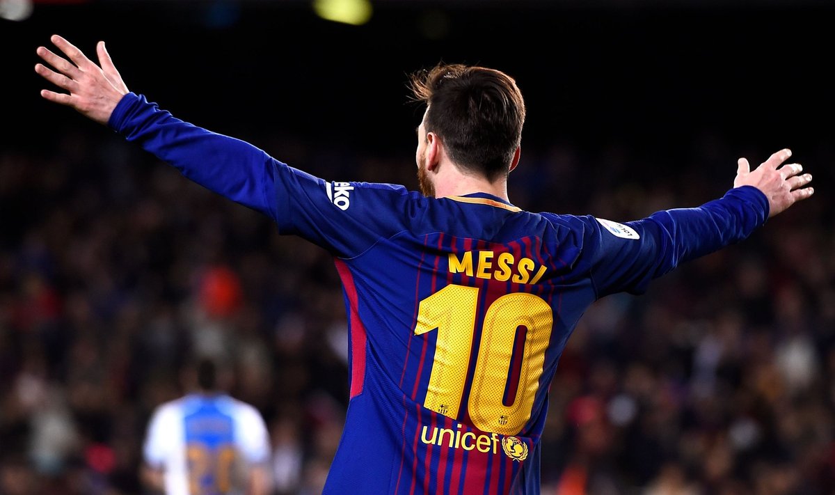 Lionel Messi kõmmutas kolm väravat.
