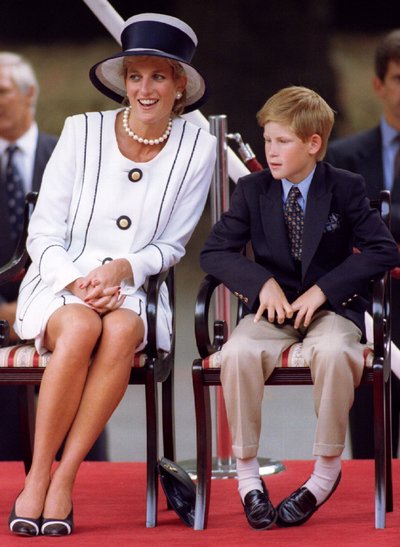 Printsess Diana ja prints Harry aastal 1995