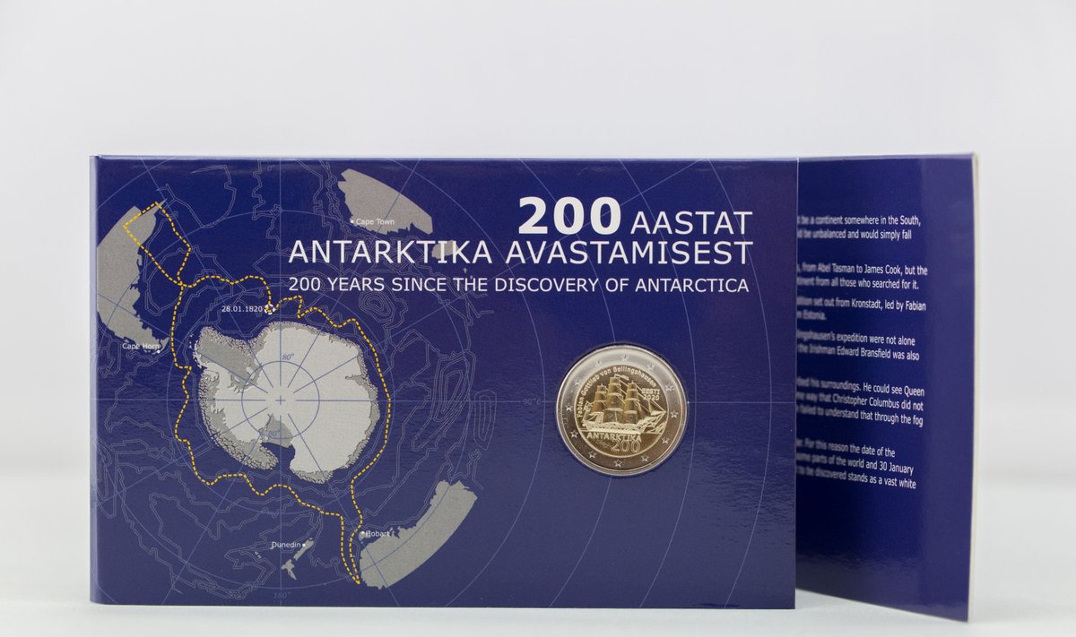 Antarktika avastamise mündikaart
