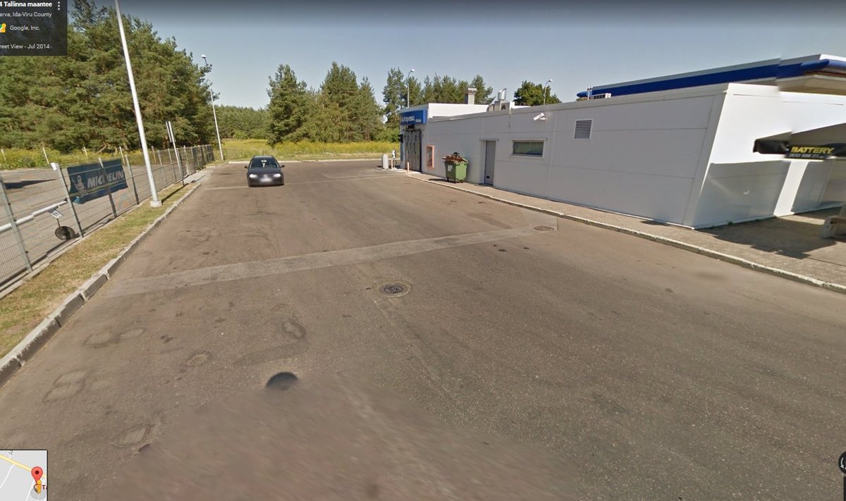 Narva, Tallinna mnt 64 juures (Google Street View ekraanitõmmis)