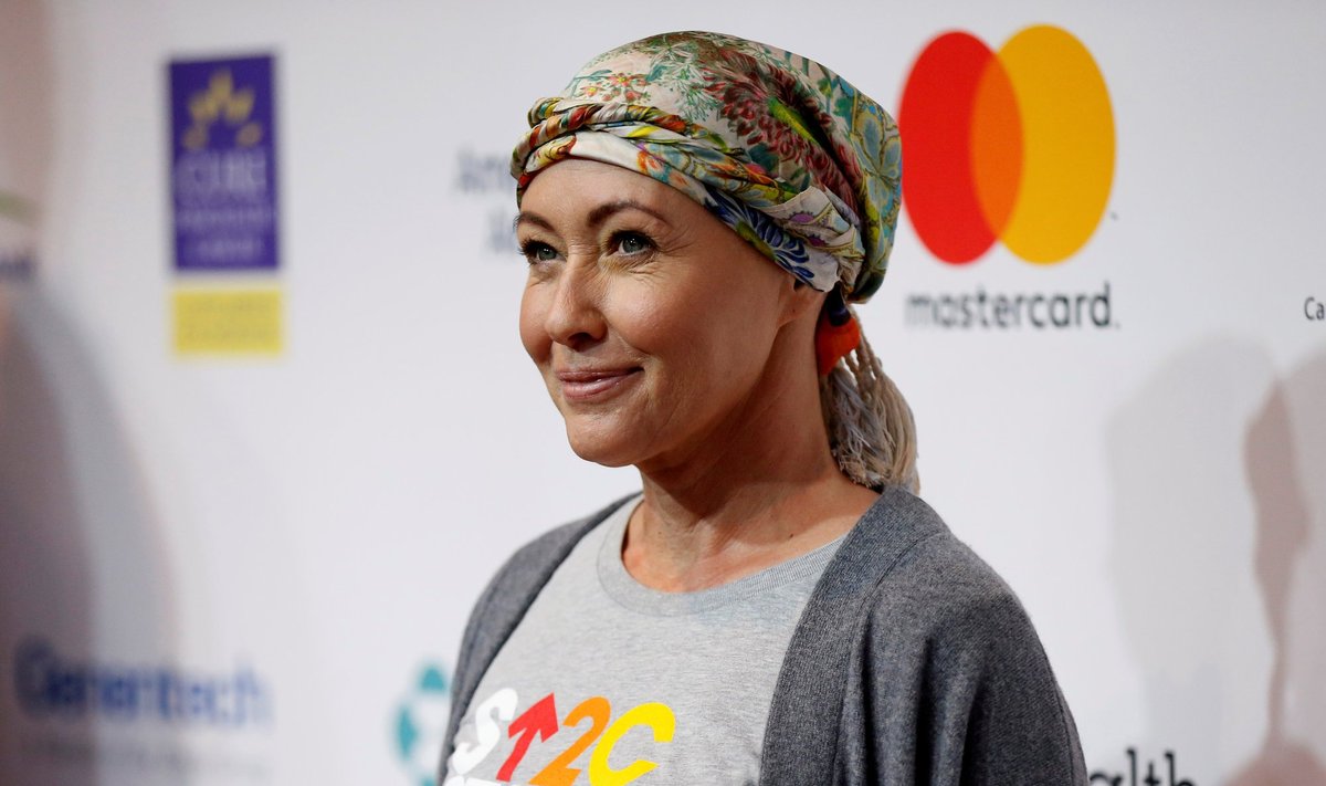 Actress Doherty arrives for a Stand Up To Cancer (SU2C) fundraising event at Walt Disney Concert Hall in Los Angeles