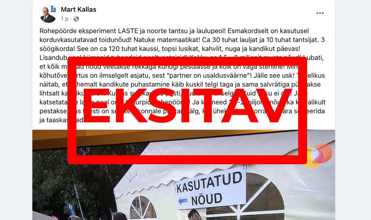 Mart Kallase 27. juuni Facebooki postitus