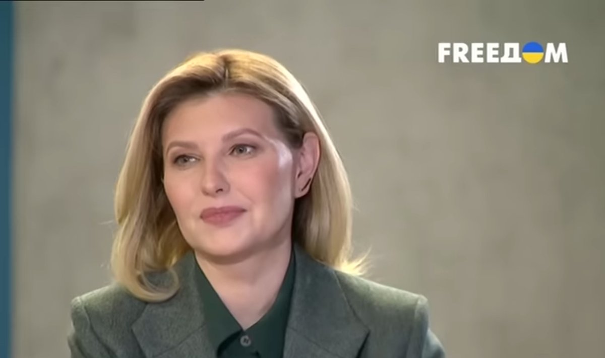 Елена Зеленская на интервью