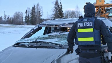 Ущерб от ДТП побил в январе в Эстонии рекорды