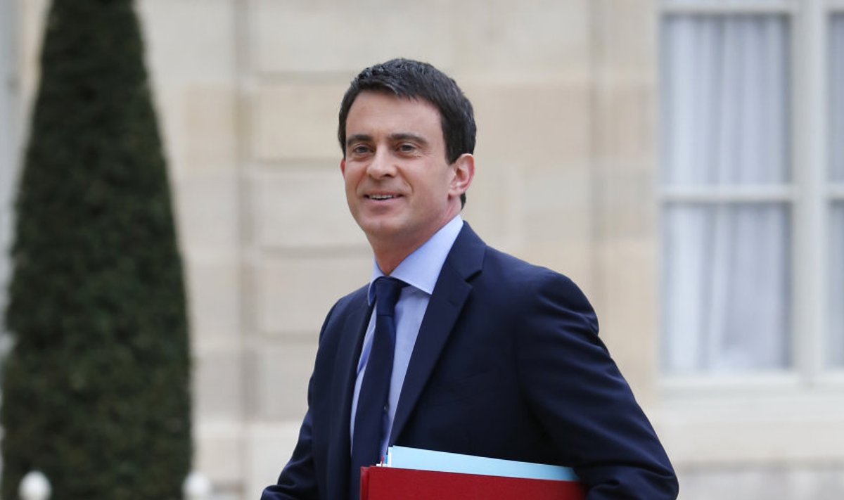 Manuel Valls on populaarne, tema toetusnäitajad on olnud üle 50%. 