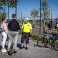 ФОТО: Полиция проверила велосипедистов и самокатчиков на Рейди теэ