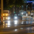 ФОТО и ВИДЕО | Из-за прорыва воды на пару дней остановлено трамвайное сообщение между Копли и центром Таллинна