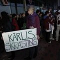 FOTOD: Riias toimus rongkäik Jaroslavlis hukkunud Läti hokimehe mälestuseks