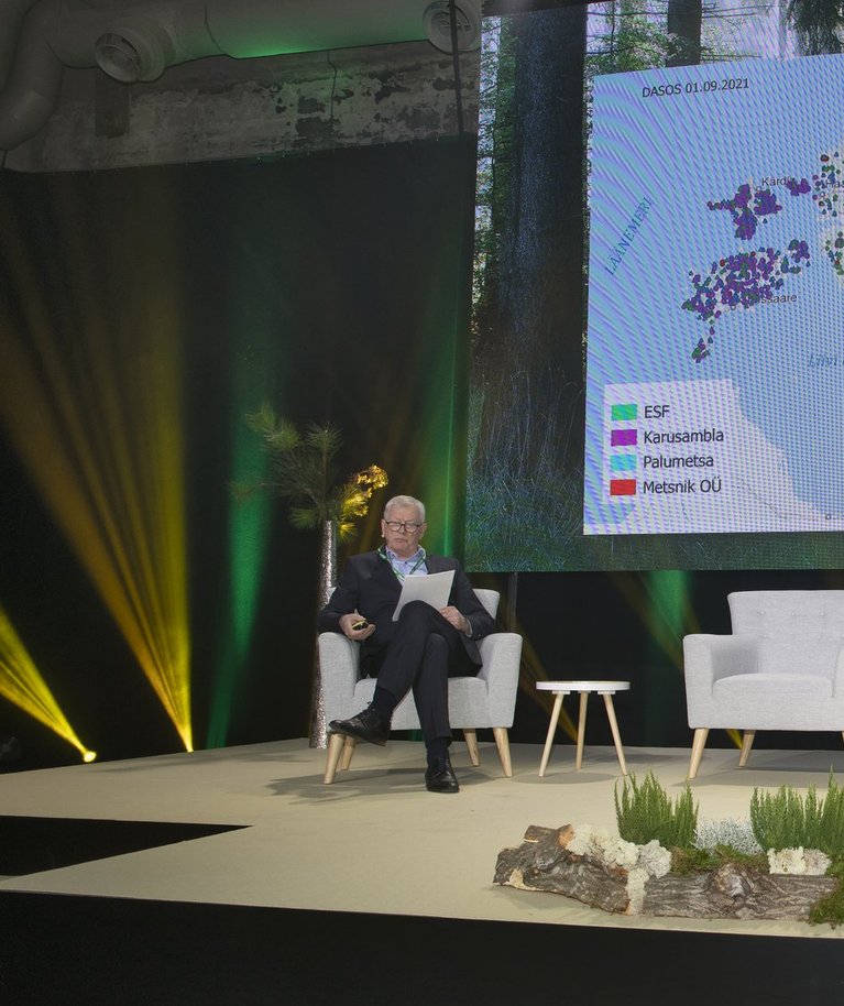 Mart Erik Maalehe metsakonverentsil 2021