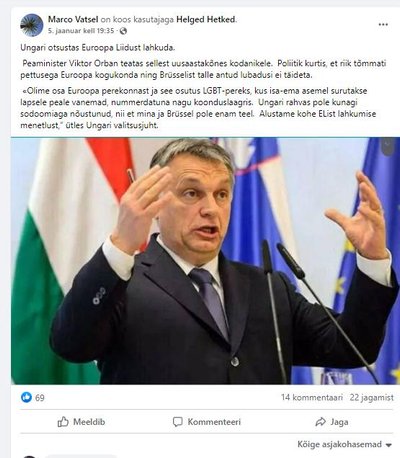 Ungari peaminister ei öelnud oma kõnes midagi Euroopa Liidust lahkumise kohta