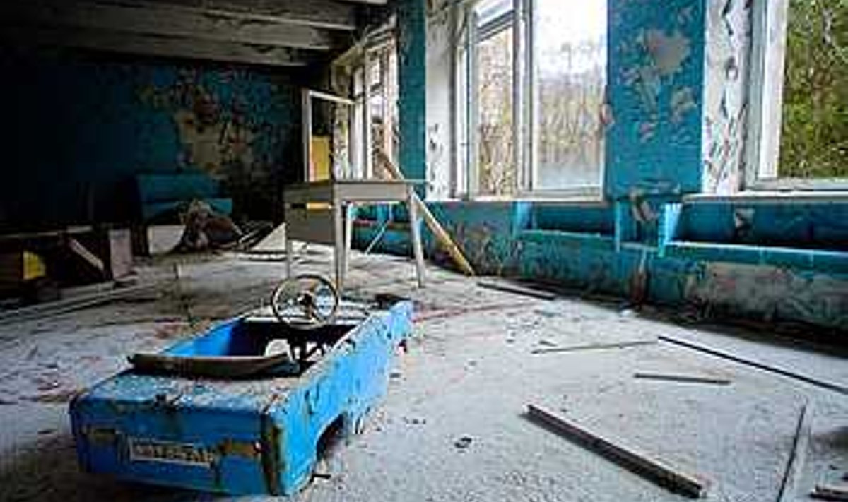 KÕNEKA NIMEGA LINN: Tõlkes tähendab Tšernobõl “must tõelisus”.Pildil on lasteaed. Tiit Blaat