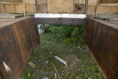 Selle ava kaudu jõuab keris sauna sisemusse.