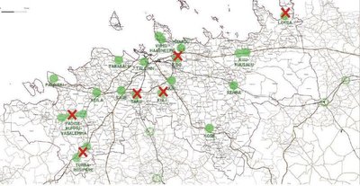 Konsultatsioonifi rma Hendrikson & Ko poolt välja pakutud 17 tõmbekeskust tõmmati maavalitsuses koomale – Harjumaale jäi alles 11. Laagrit ei määratletud tõmbekeskusena kummaski versioonis, samas nimetati mõlemal juhul seda oluliseks ja arengupotentsiaaliga teenusekeskuseks