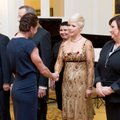 ФОТО: Эвелин Ильвес надела укороченную версию платья с президентского приема 2007 года